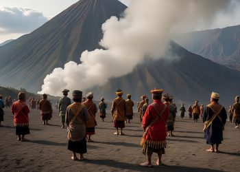 Ritual Kasada Suku Tengger di Gunung Bromo