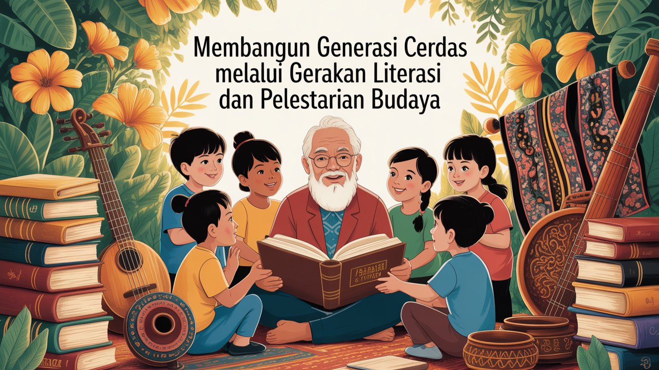 Membangun Generasi Cerdas Melalui Gerakan Literasi dan Pelestarian Budaya
