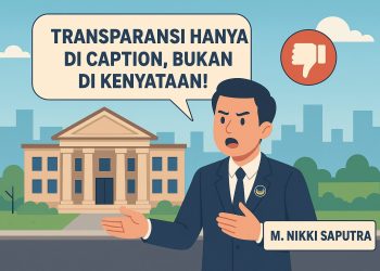 Politisi Muda NasDem M. Nikki Saputra Dikecam: Transparansi Hanya di Caption, Bukan di Lapangan
