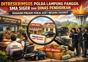 Ditreskrimsus Polda Lampung Panggil SMA Siger dan Dinas Pendidikan, Dugaan Pinjam Pakai Aset Negara Disorot