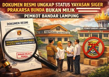 Dokumen Resmi Ungkap Status Yayasan Siger Prakarsa Bunda Bukan Milik Pemkot Bandar Lampung