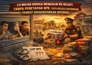 Rp5,9 Miliar Mengalir ke Kejati Lampung, Prosedur Keuangan Pemkot Dipertanyakan
