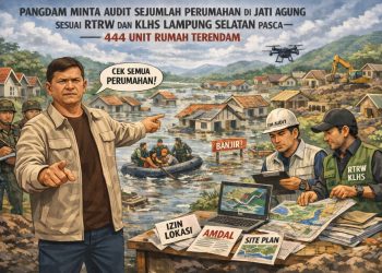 Pangdam Soroti Dugaan Gap RTRW dan KLHS Lampung Selatan Pasca Banjir