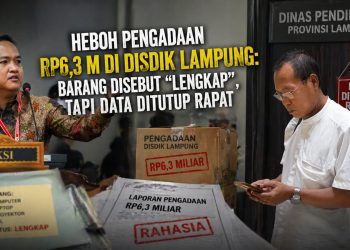 Pengadaan Barang IT Disdik Lampung Dipertanyakan, Data Masih Tertutup