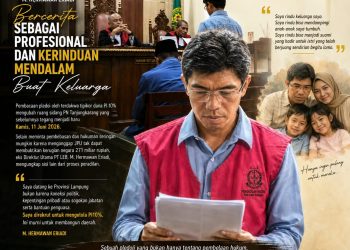Ruang Sidang Tipikor Tanjungkarang Berubah Haru Saat Hermawan Bacakan Pledoi
