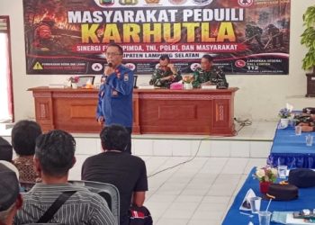 Belajar dari Kebakaran TNWK, Masyarakat Rajabasa Diajak Selamatkan Gunung Rajabasa