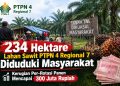 234 Hektare Kebun Sawit Jadi Arena Konflik, PTPN 4 Regional 7 Disebut Rugi Rp300 Juta per Rotasi