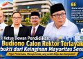 Dukungan Senat Menguat untuk Dr. Budiono, As’ad Muzzammil: Bukan Sekadar Sokongan dari Luar