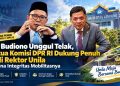 Dr. Budiono Kantongi Suara Terbanyak, Penentuan Rektor Unila Masih Menunggu Mendiktisaintek